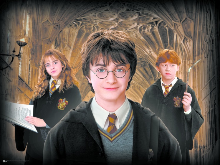 Гарри Поттер, Гермиона, Рон и Волшебный мир Хогвартса